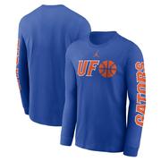 Florida Jordan Brand Cotton Basketball Icon Long Sleeve Tee